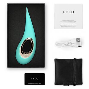 LELO Dot — Stimulator Clitoridian, 8 Moduri, Reîncărcabil Albastru Thumb 4