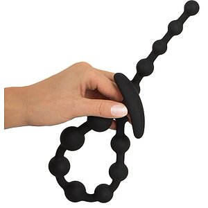 Black Velvets Anal Beads Negru Thumb 4