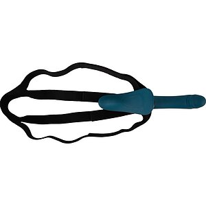Set Strap-On You2Toys — 7 Moduri, Reîncărcabil Albastru Thumb 1