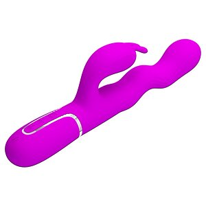 Pretty Love Laursen – Vibrator curbat Reîncărcabil 7+4, Mov Thumb 9