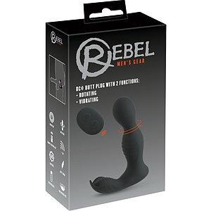 Rebel Plug Anal RC 2 Funcții, Rotativ și Vibrant