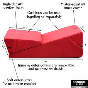 Mistress Lounge Roșu Pernă + Lounger, 20 Poziţii Versatile Thumb 4