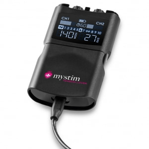 Mystim Tension Lover 2, EStim Reîncărcabil cu 2 Canale Negru Thumb 5