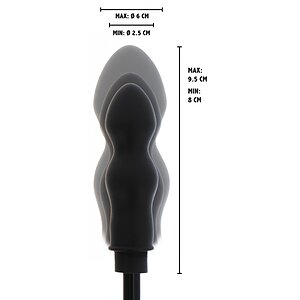 Hidden Desire Plug Gonflabil Negru – Extindere 2.5–6 cm Thumb 5