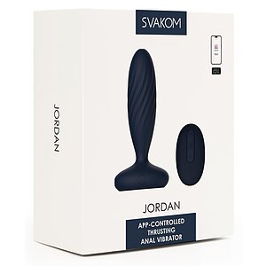 Svakom Jordan Bleumarin: Vibrație și Împingere 7 Moduri Albastru Thumb 7