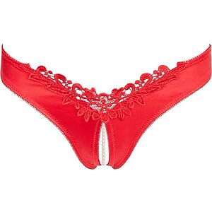 Chilot Perle Cottelli Collection Roșu XL Thumb 2