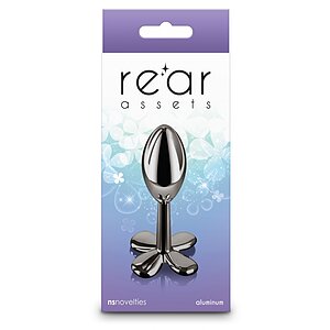 Rear Assets Clover — Dop Anal Aluminiu Argintiu Thumb 3