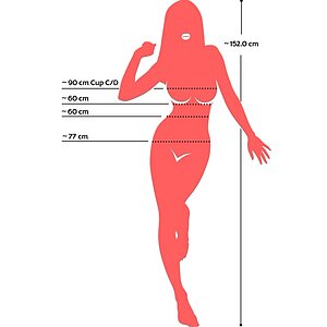 Yuki You2Toys – Păpușă Gonflabilă 152 cm, Design Asiatic Thumb 1