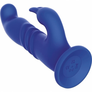 Playhouse Rabbit Rotativ Punct G — 10 Vibrații, 10 Rotații Albastru Thumb 5