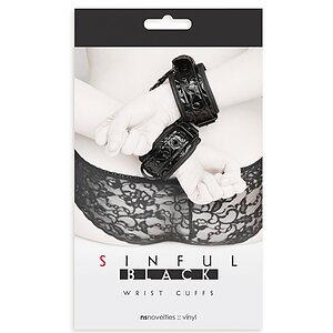 Cătușe Sinful Wrist Negru Thumb 1