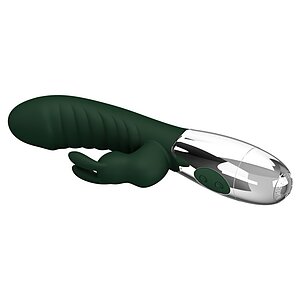 Pretty Love Naughty Bunny Green - 30 Moduri Stimulator Dublu Thumb 7