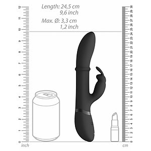 Vibrator Rabbit Halo Negru Thumb 1