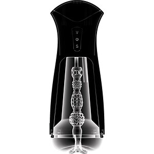 Masturbator Pipedream PDX Elite Auto-Sucțiune Texturată Negru Thumb 3