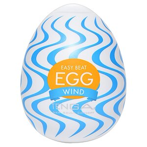 TENGA Egg Wind Single Sleeve elastic compact și discret Alb Thumb 3