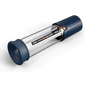 Max Boost – Pompa Masculină Manuală Compactă, Albastră Thumb 3
