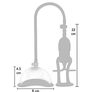 Pompă Intimă Vacuum Sensibilitate și Control Negru Thumb 2