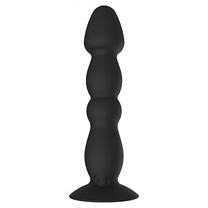 Plug Anal Vibrant ToyJoy Large — 17 cm, Reîncărcabil Negru