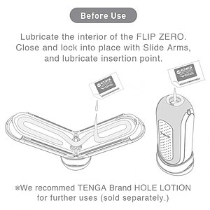 Tenga Flip Zero Gravity — 16cm Inserabil Negru Thumb 7