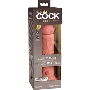 Dildo Dual Density 22cm King Elite realist cu ventuză Thumb 2