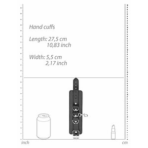 Leather Hand And Legcuffs Negru Thumb 7