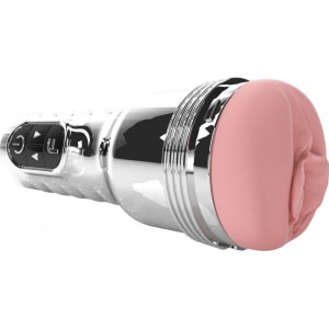 Fleshlight Quiver — Masturbator Vibrant, Reîncărcabil Argintiu Thumb 4