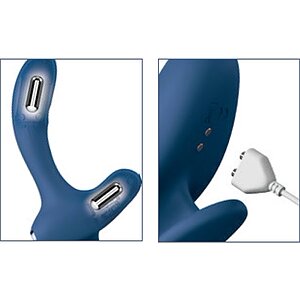 Solis Kyrios JimmyJane, Vibrator Anal 10 Moduri încălzire Albastru Thumb 6