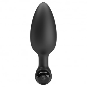 Debra Plug Anal Vibrant 10 Funcții, Flared — Negru Thumb 2