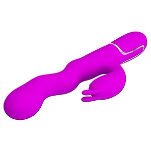 Pretty Love Laursen – Vibrator curbat Reîncărcabil 7+4, Mov Thumb 13