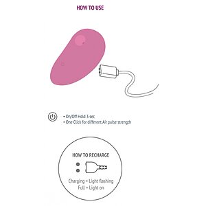 Xocoon Zen Air Stimulator Roz, 9 Moduri, Reîncărcabil Thumb 5