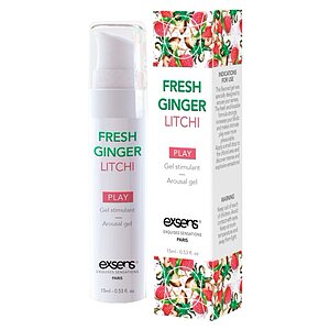 Gel Răcoritor Stimulent Ghimbir Litchi Exsens