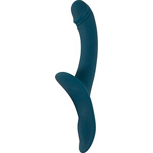 Set Strap-On You2Toys — 7 Moduri, Reîncărcabil Albastru Thumb 3