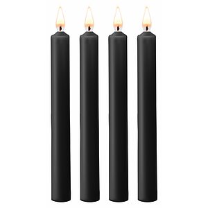 Set 4 Lumânări Negru