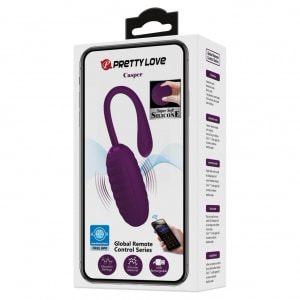 Pretty Love Casper Purple — Ou Vibrator 12 Moduri, USB Mov Thumb 15