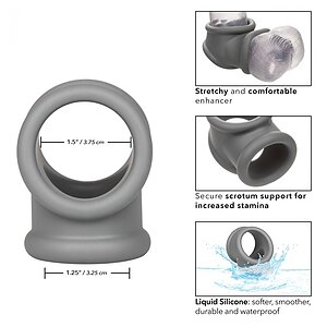 Inel Penis Alpha Precision Gri Thumb 2