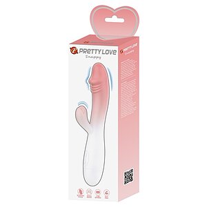 Pretty Love Snappy: 30 Moduri Vibrator Rabbit Dual Roz Thumb 7