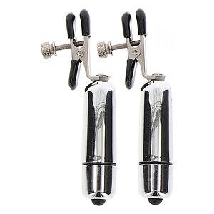 Cleme Ajustabile cu Vibrații Argintiu