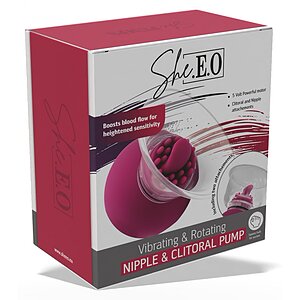 Pompă Rotativă și Vibrantă 5 Moduri Roz Thumb 8