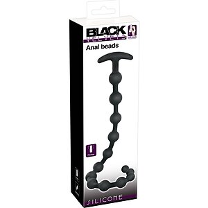 Black Velvets Anal Beads Negru Thumb 7