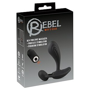 Rebel Two Spot Massager Reîncărcabil Negru Thumb 3