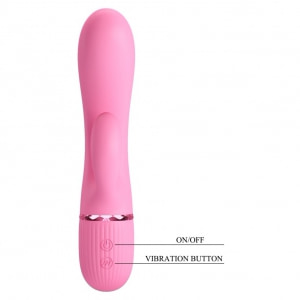 Pretty Love Marski Pink - Vibrator Rabbit 10 Funcții, USB Roz Thumb 5