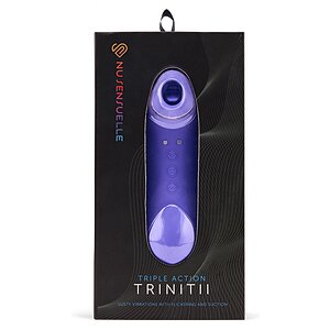Vibrator Trinitii 3în1 Tongue Sensuelle Mov Thumb 3