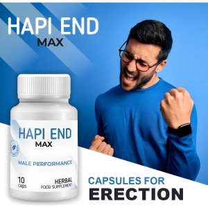 Hapi End Max Capsule Pentru Erecție 10 capsule Thumb 1