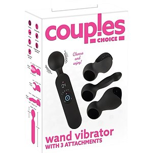 Couples Choice Wand – 12 Moduri, încălzire 41°C, Reîncărcabil