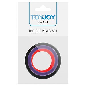 Set 3 Inele Penis Triple Rings Multicolor Thumb 1