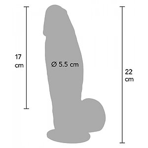 Hidden Desire Dildo Realist Din Silicon 22 cm Thumb 13