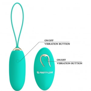 Pretty Love Julia – Ou Vibrator Verde, 12 Moduri, Control Thumb 3