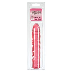 Dildo Translucence Jr Dong 19cm Roșu Thumb 1