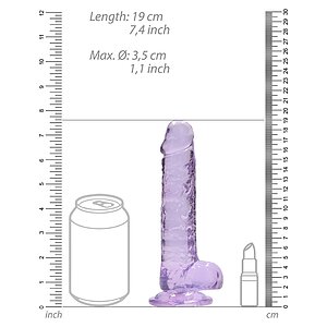 Dildo Realistic Crystal 7.4 Mov Thumb 3
