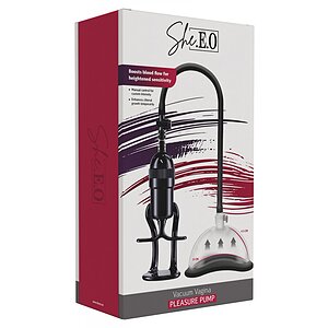 Pompă Intimă Vacuum Sensibilitate și Control Negru Thumb 3