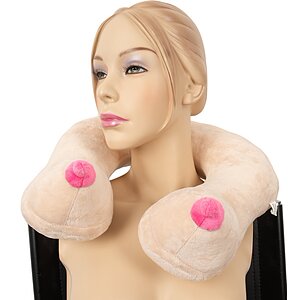 Pernă Cervicală Plush cu Formă de Sâni Thumb 1